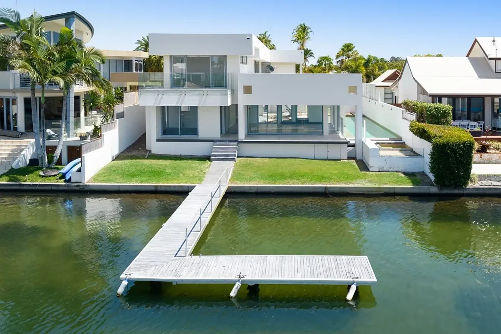 Architecturally designed WATERFRONT home at the right address!