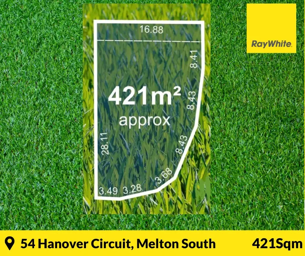 Melton South Design Your Dream on This Prime Corner Block (Lot 1207, 54 Hanover Circuit, Melton South)