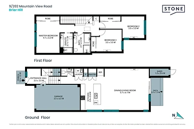 9/202 Mountain View Road, Briar Hill, VIC 3088, 3 कमरे, 2 बाथरूम, House