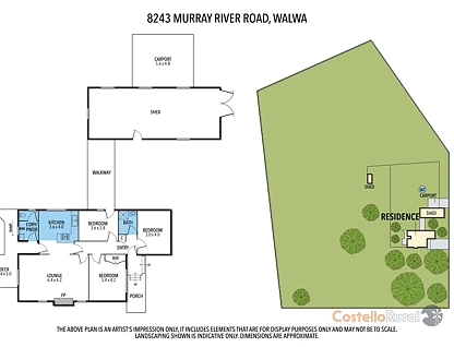 8243 Murray River Rd, Walwa, Wangaratta, 3房, 1浴, Lifestyle Property