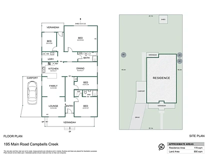 195 Main Road, Campbells Creek, Bendigo, 4 Bedrooms, 2 Bathrooms, House