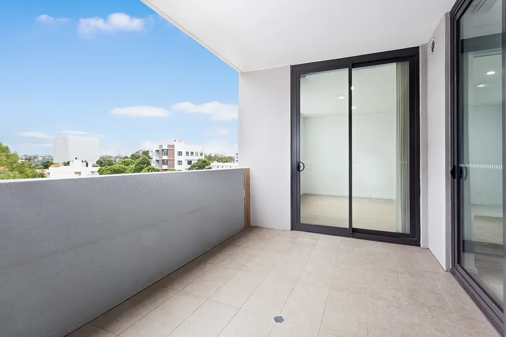 Modern two-bedroom apartment with timber flooring