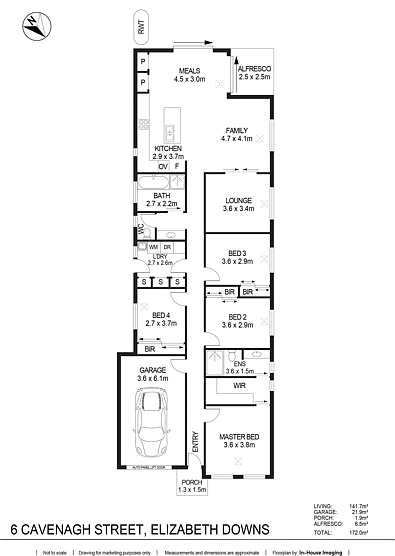 6A & 6B Cavenagh Street, Elizabeth Downs, SA 5113, 4 Schlafzimmer, 2 Badezimmer, House