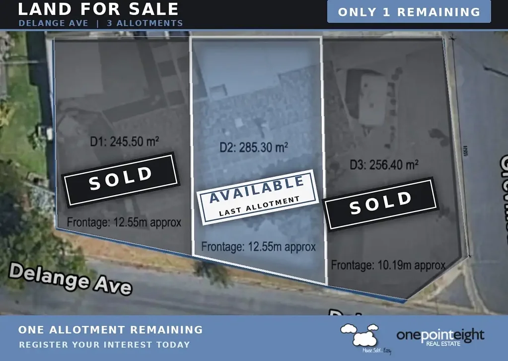 Banksia Park Torrens Title ONLY 1 LEFT READY TO BUILD