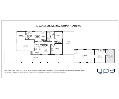 40 Cameron Avenue, Altona Meadows, VIC 3028, 3 રૂમ, 1 બાથરૂમ, House