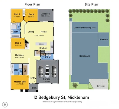 12 Bedgebury Street, Mickleham, VIC 3064, 4房, 2浴, House