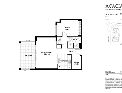 509/2 Peninsula Drive, Breakfast Point, Inner West, 1 कमरे, 1 बाथरूम, Apartment