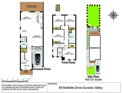 69 Moffatts Drive, Dundas Valley, Parramatta (Northwest suburbs), 4房, 2浴, Apartment