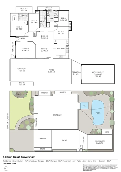4 Borah Court, Caversham, WA 6055, 4 rūma, 2 rūma horoi, House