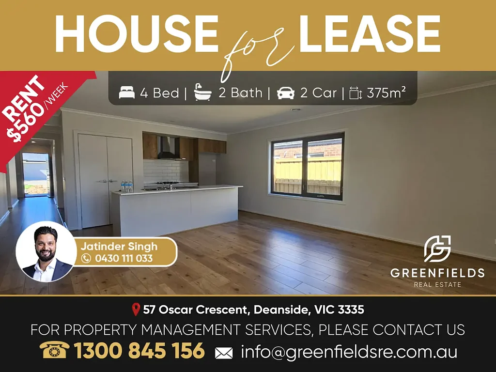 Ready to Move in House For Lease...  Brand New Construction - Be the First to Call It Yours - Prime Deanside Location...!
