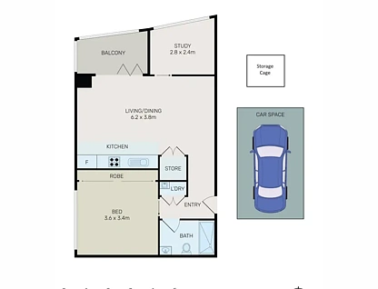 3 Carlton Street, Chippendale, NSW 2008, 1 ਕਮਰੇ, 1 ਬਾਥਰੂਮ, Apartment