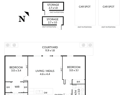G6/95 Buckley Street, Moonee Ponds, North Melbourne, 2 Bedrooms, 2 Bathrooms, Apartment