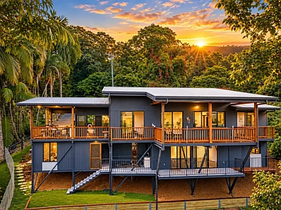 Caravonica 4कमरा Spectacular Sea & Rainforest Views – Private Tropical Sanctuary