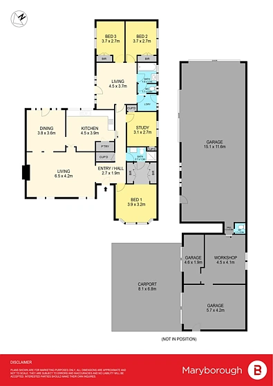20 Bryant Street, Maryborough, VIC 3465, 4 slaapkamers, 2 badkamers, House
