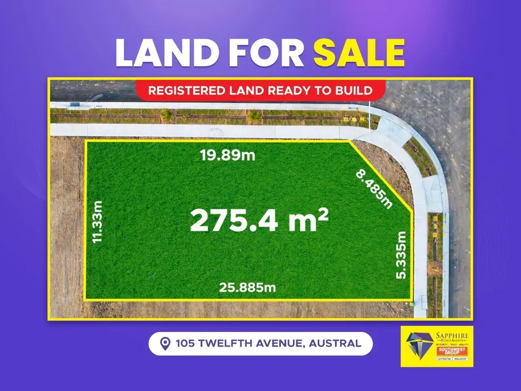 Austral Rare Opportunity – Buy Registered Land in Prime Austral Location !
