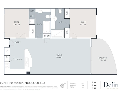 503/29 First Avenue, Mooloolaba, Sunshine Coast, 2房, 2浴, Apartment