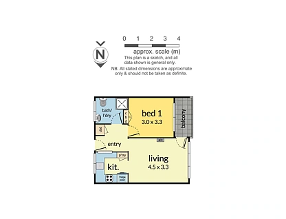 12/76A Campbell Road, Hawthorn East, Inner East Melbourne, 1房, 1浴, Apartment