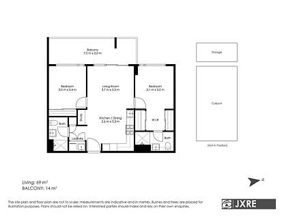 502/18 Lomandra Drive, Clayton South, South East Melbourne, 2 rūma, 2 rūma horoi, Apartment