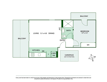 104/92 Hornby Street, Prahran, Inner East Melbourne, 1部屋, 1バスルーム, Apartment