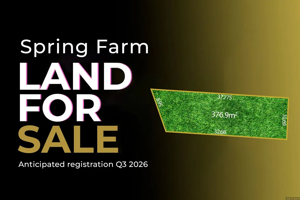 Spring Farm Exclusive Land Opportunity in Spring Farm - Registration anticipated Q3 2026