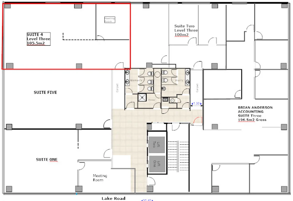 Takapuna PREMIER LOCATION 3rd Floor Office 80m2