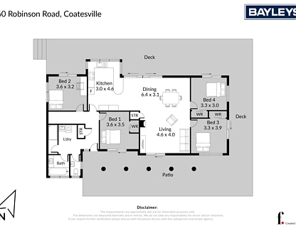 60 Robinson Road, Coatesville, Rodney District, Auckland, 4房, 1浴, 乡村住宅