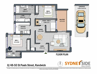 8/48-50 St Pauls Street, Randwick, Eastern Suburbs, 2 غرف, 2 حمامات, Apartment
