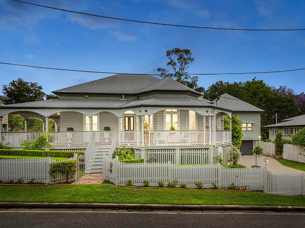 Elegant Heritage Queenslander with Pool, Deck & Modern Luxury