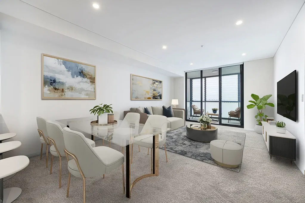 Luxurious two-bedroom apartment in Hurstville with breathtaking views