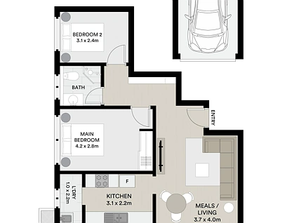 13/11 Fielding Street, Collaroy, Northern Beaches, 2 Schlafzimmer, 1 Badezimmer, Apartment