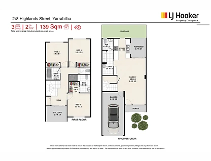 2/8 Highlands Street, Yarrabilba, Brisbane - Southern Region, 3 phòng ngủ, 2 phòng tắm, Townhouse