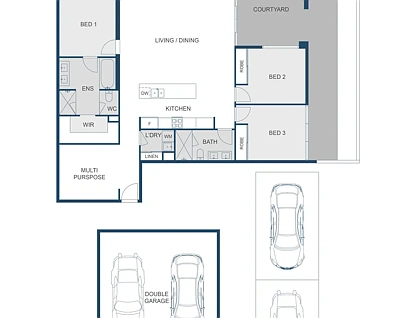 130/39 McIntyre Street, Narrabundah, ACT 2604, 3 ਕਮਰੇ, 2 ਬਾਥਰੂਮ, Apartment
