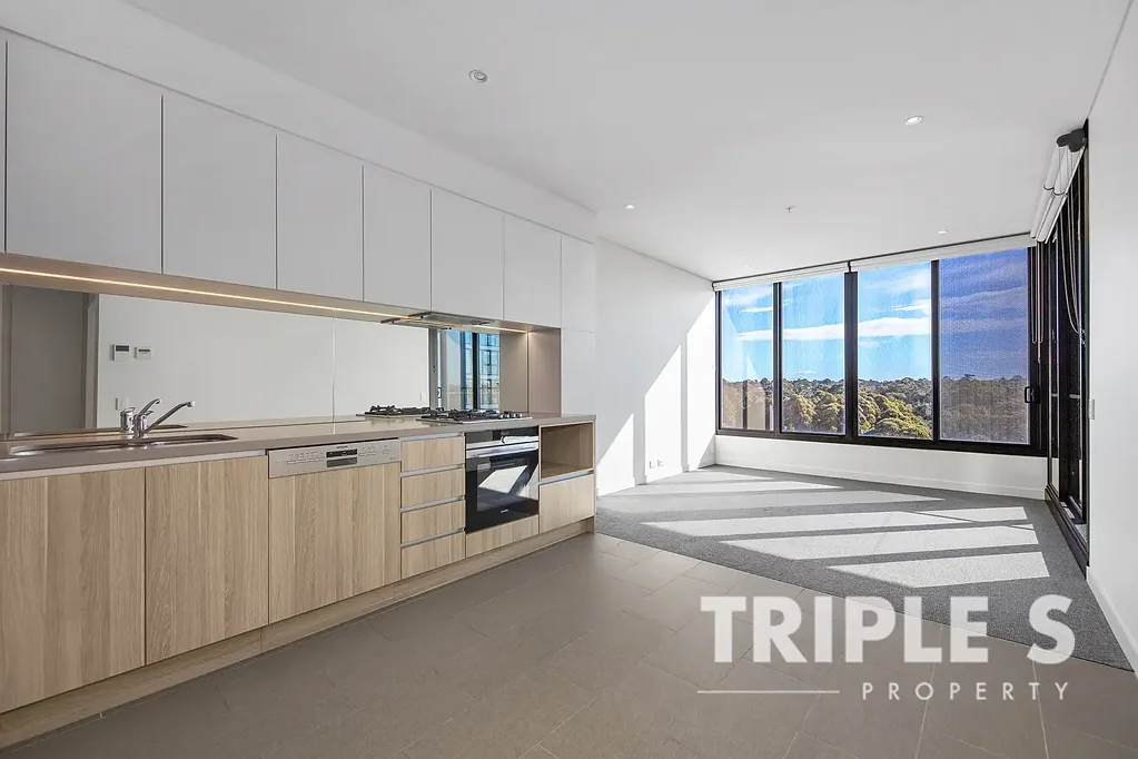 North Ryde 1房 现代一居室寓所，坐拥全景区域景观 Modern One-Bedroom Retreat with Panoramic District Views