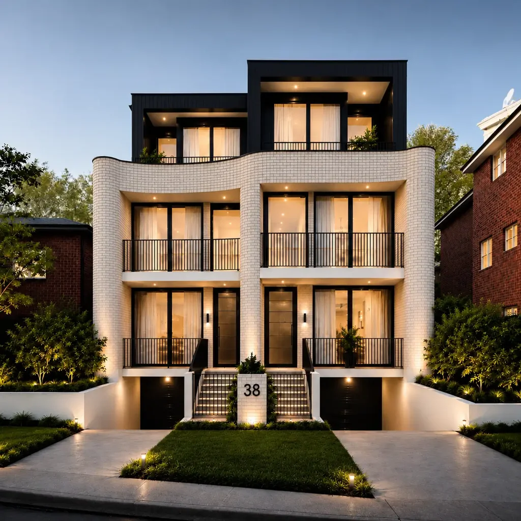 Randwick 5房 全新豪华住宅，位于优越地段，带双车库和泳池 Brand-New Luxurious Home In Prized Pocket, With Double LUG + Pool