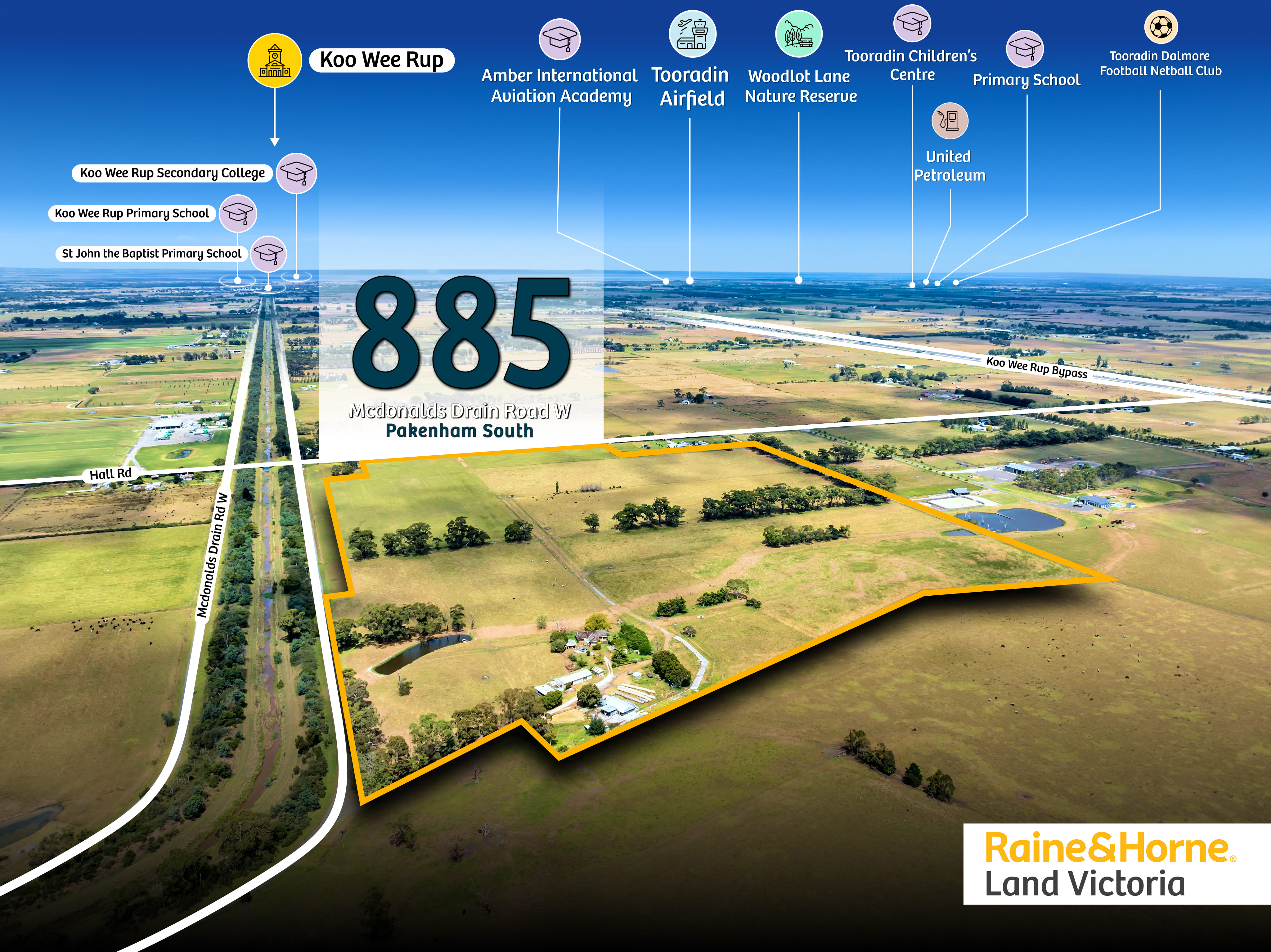 885 MCDONALDS DRAIN RD WEST, PAKENHAM SOUTH VIC 3810, 0 غرف, 0 حمامات, Section