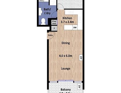 41/303 Flemington Road, Franklin, Gungahlin District, 1 phòng ngủ, 1 phòng tắm, Apartment