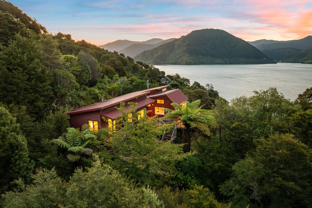 Marlborough Sounds 3غرفة نوم Architectural Serenity In Native Bush