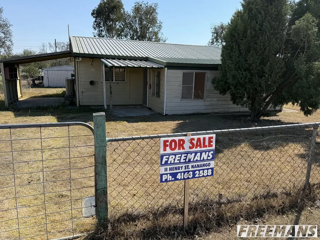 Nanango 2બેડરૂમ Entry-Level Home with Shed Space, Rear Access & Room For The Caravan