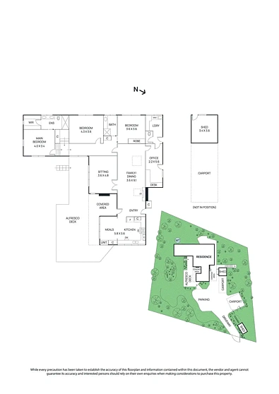 户型图 - 1 Parsons Road, Eltham, VIC 3095