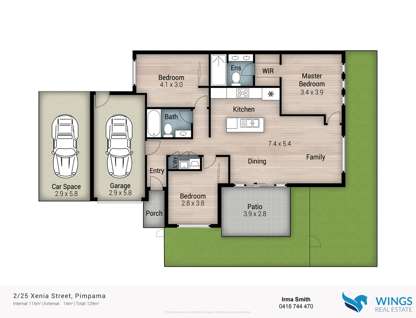 2/25 Xenia Street, Pimpama, QLD 4209, 3 Bedrooms, 2 Bathrooms, Apartment