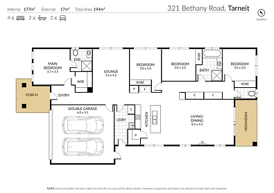 ਮੰਜ਼ਿਲ ਯੋਜਨਾ - 321 Bethany Road, Tarneit, VIC 3029