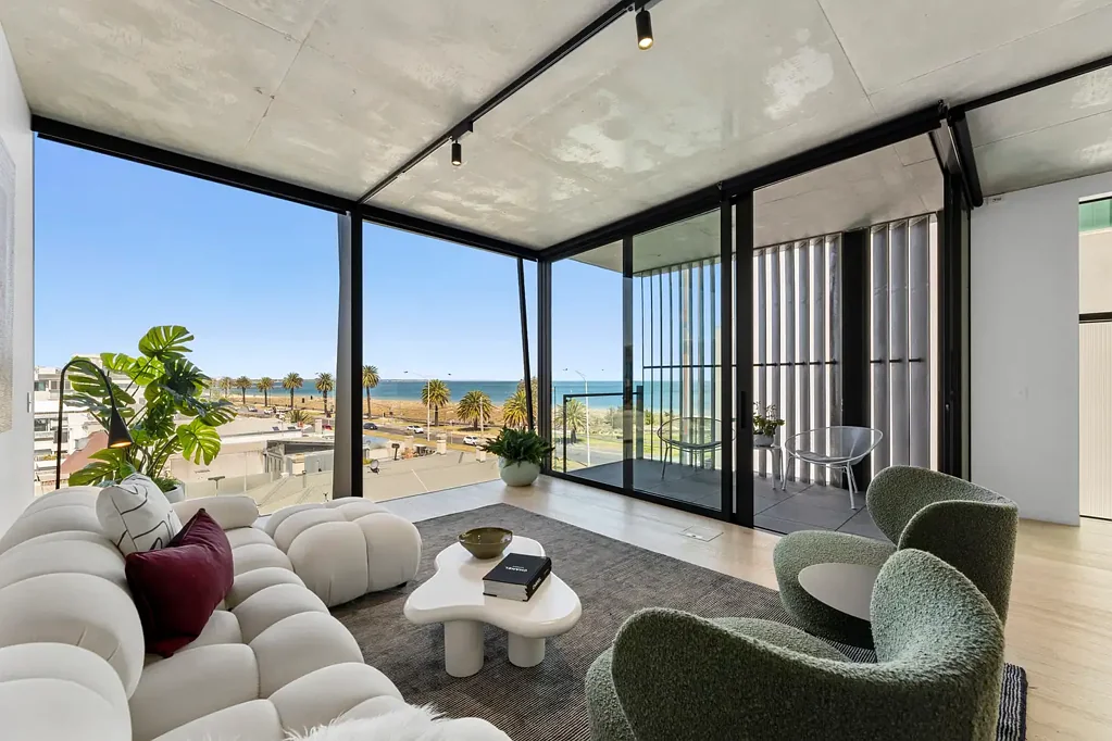 Port Melbourne 3ਬੈੱਡਰੂਮ Bayside Luxury Living with Uninterrupted Water Views