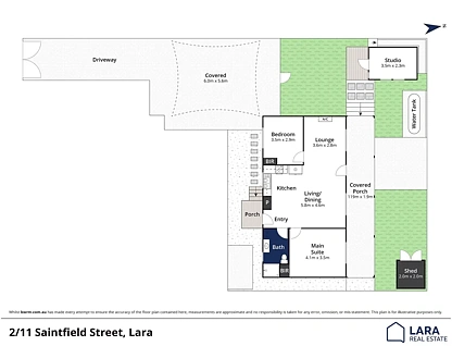 2/11 Saintfield Street, Lara, VIC 3212, 2 ਕਮਰੇ, 1 ਬਾਥਰੂਮ, Unit