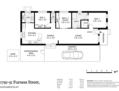 179/1-31 Furness Street, Kangaroo Flat, Bendigo, 2房, 1浴, Unit