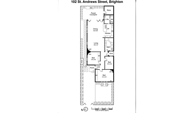 102 St Andrews Street, Brighton, VIC 3186, 3 slaapkamers, 1 badkamers, House