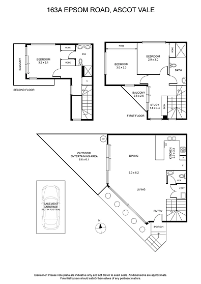 163a Epsom Road, Flemington, VIC 3031, 3 habitaciones, 3 baños, House