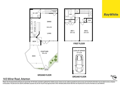 14/3 Milner Road, Artarmon, NSW 2064, 2 slaapkamers, 1 badkamers, Townhouse