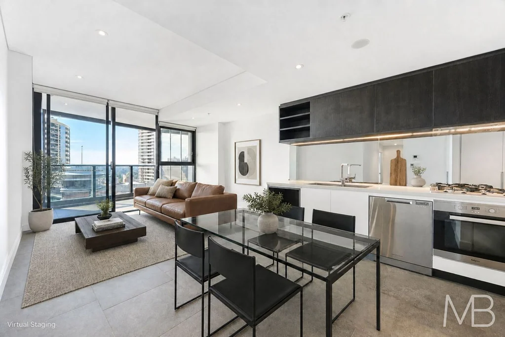 St Leonards 2Zimmer SUNLIT NORTH-FACING RESIDENCE WITH DUAL BALCONIES & STUDY