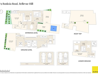 5/9 Banksia Road, Bellevue Hill, Eastern Suburbs, 4房, 3浴, Apartment