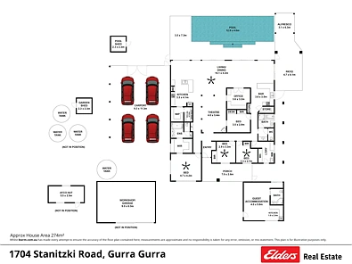 1704 Stanitzki Road, Berri, SA 5343, 5房, 3浴, House